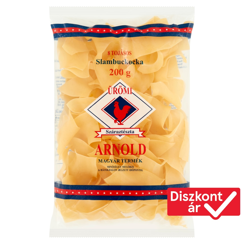 Ürömi Arnold 'Slambuc' Square Dry Pasta with 8 Eggs 200 g