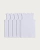 image 2 of F&F School Boys 5-Pack Pure Cotton Vests in White
