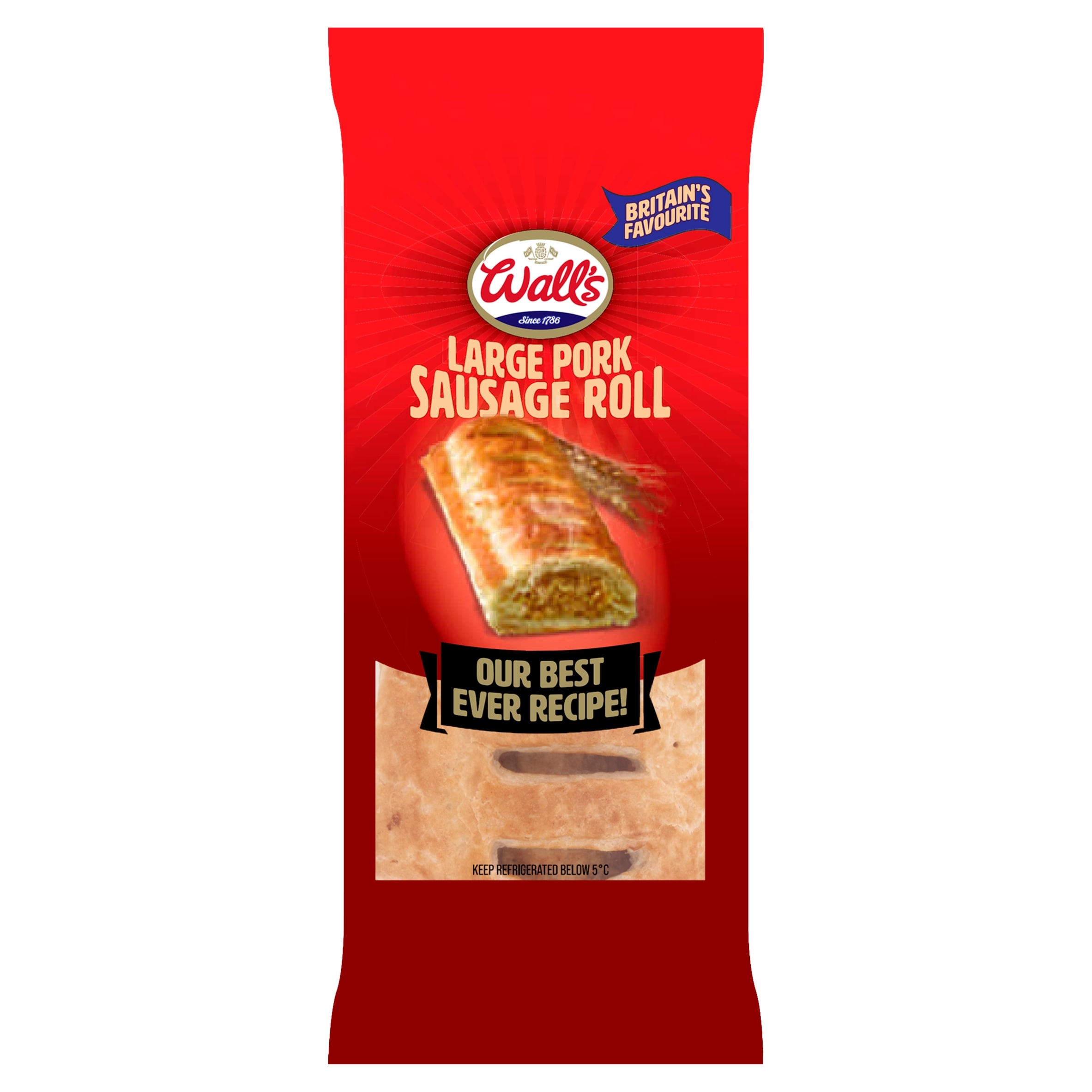 Wall's Large Pork Sausage Roll 100g