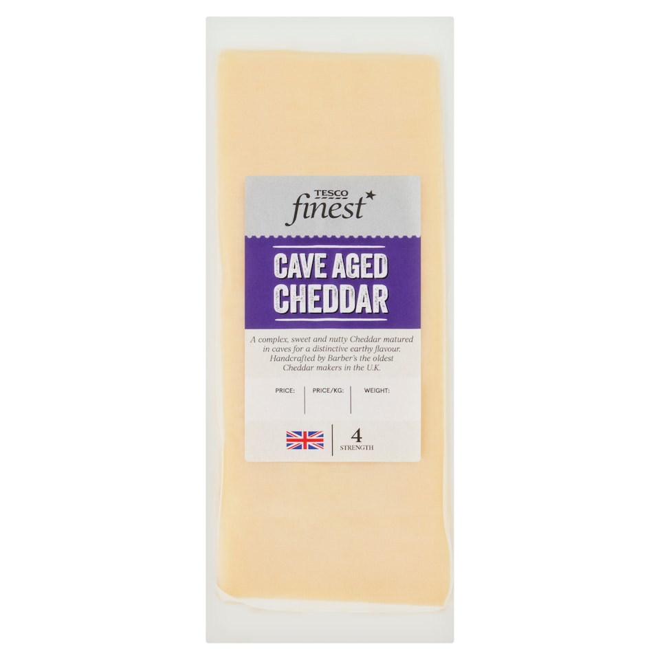 Tesco Finest Cave Aged Cheddar 200G