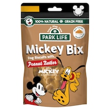 Park Life Mickey Bix Dog Biscuit Peanut Butter 100g