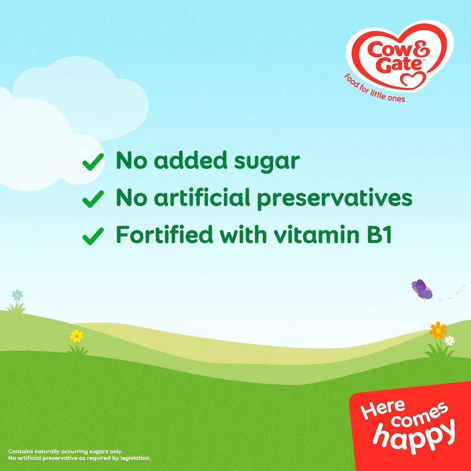 image 1 of Cow And Gate Banana Wholegrain Porridge Baby Cereal From 7 Month 200G