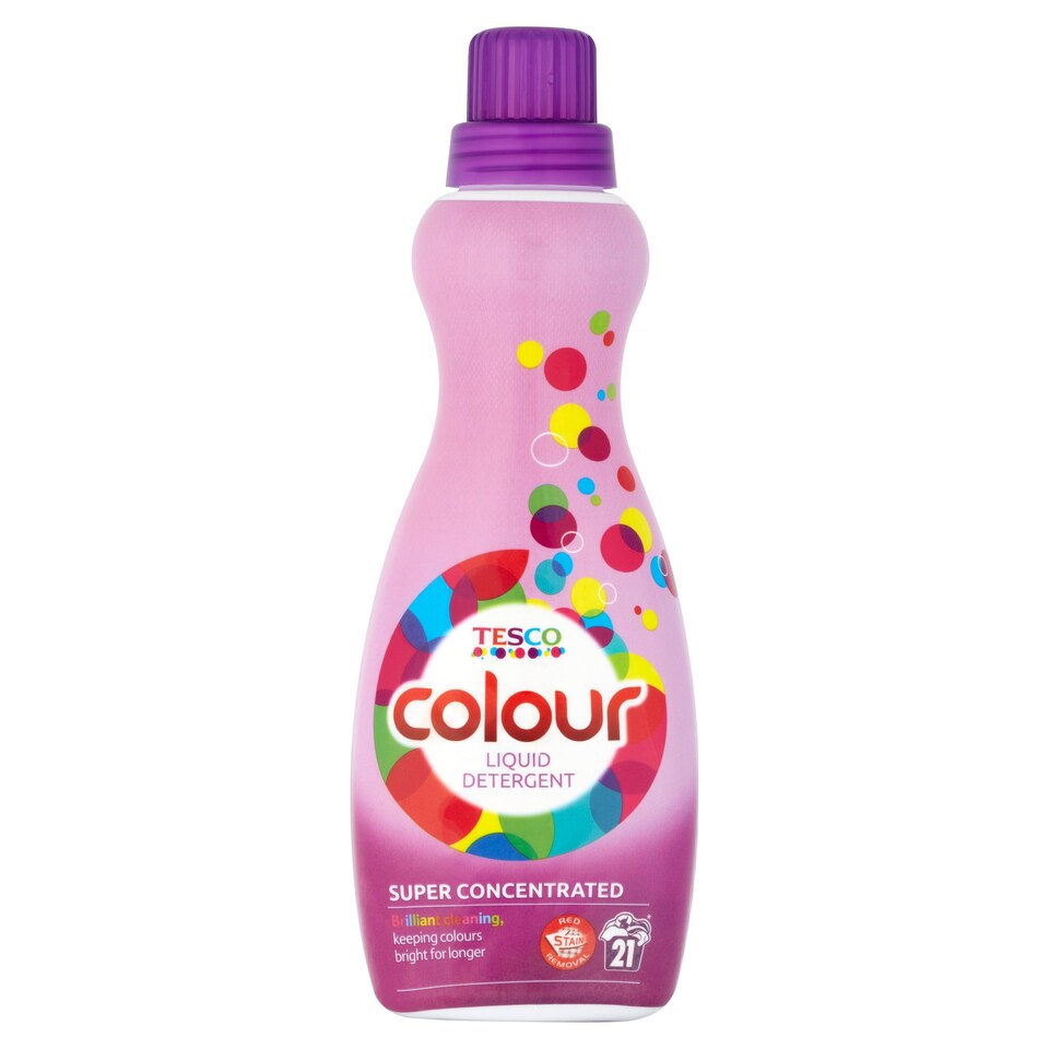 Tesco Super Concentrated Colour Liquid 21 Wash 630Ml