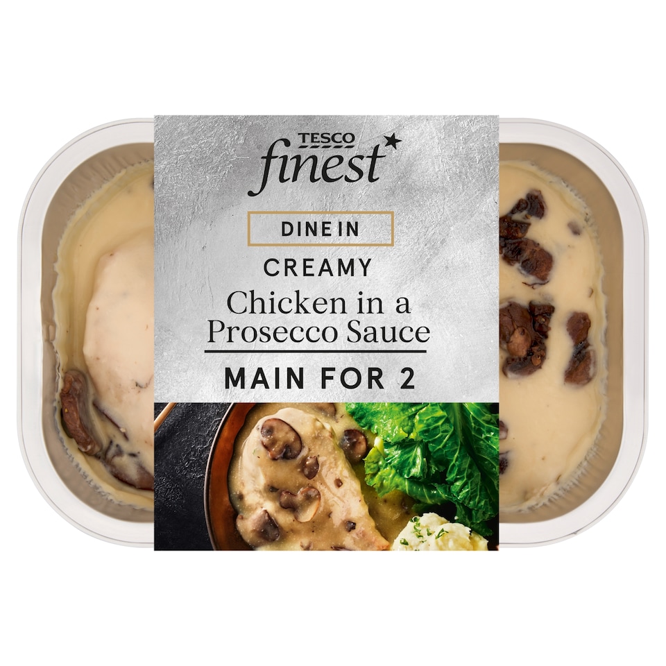 image 1 of Tesco Finest Dine In Chicken in Prosecco Sauce 400g