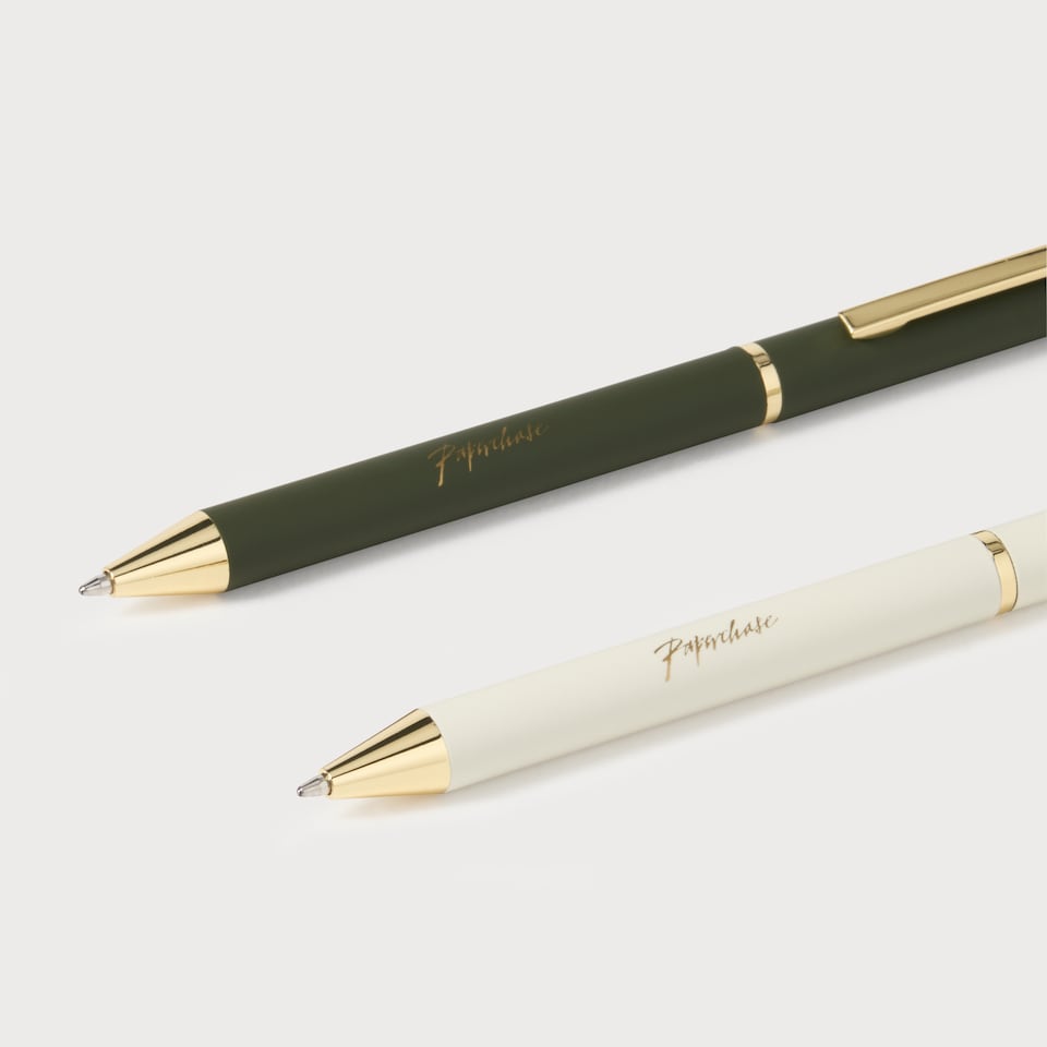 image 1 of Paperchase Full Bloom Pens 2pk