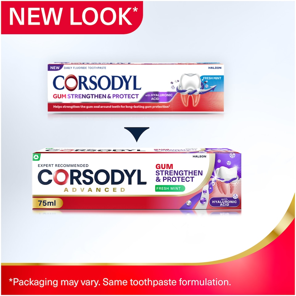 image 1 of Corsodyl Gum Strengthen & Protect Toothpaste - Fresh Mint 75ml