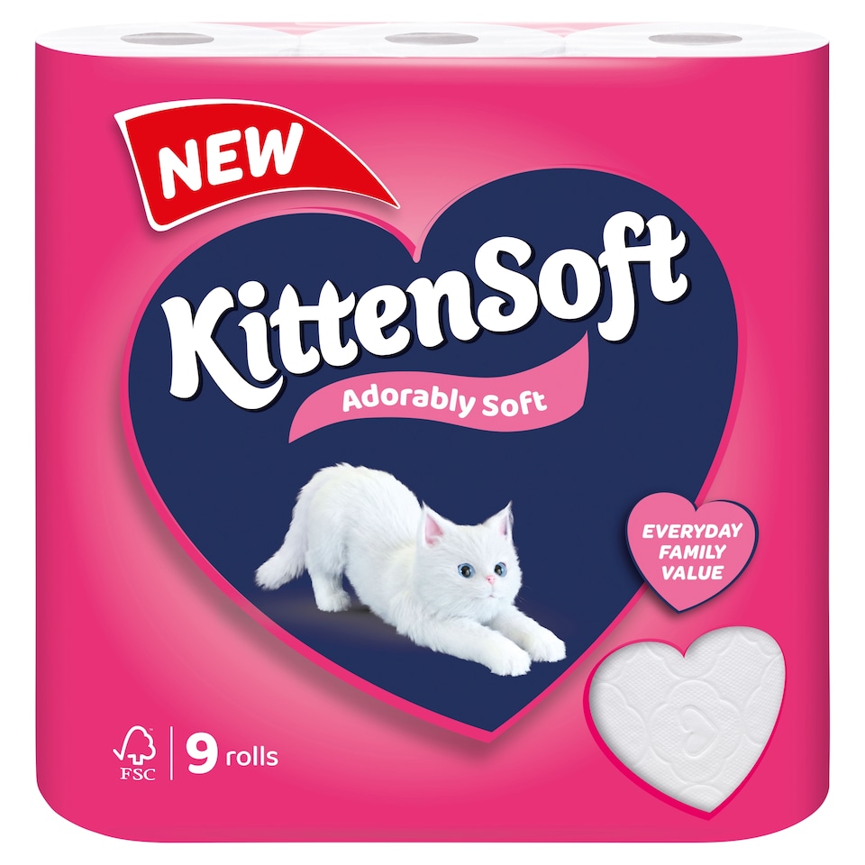 Kittensoft Adorably Soft 9 Roll