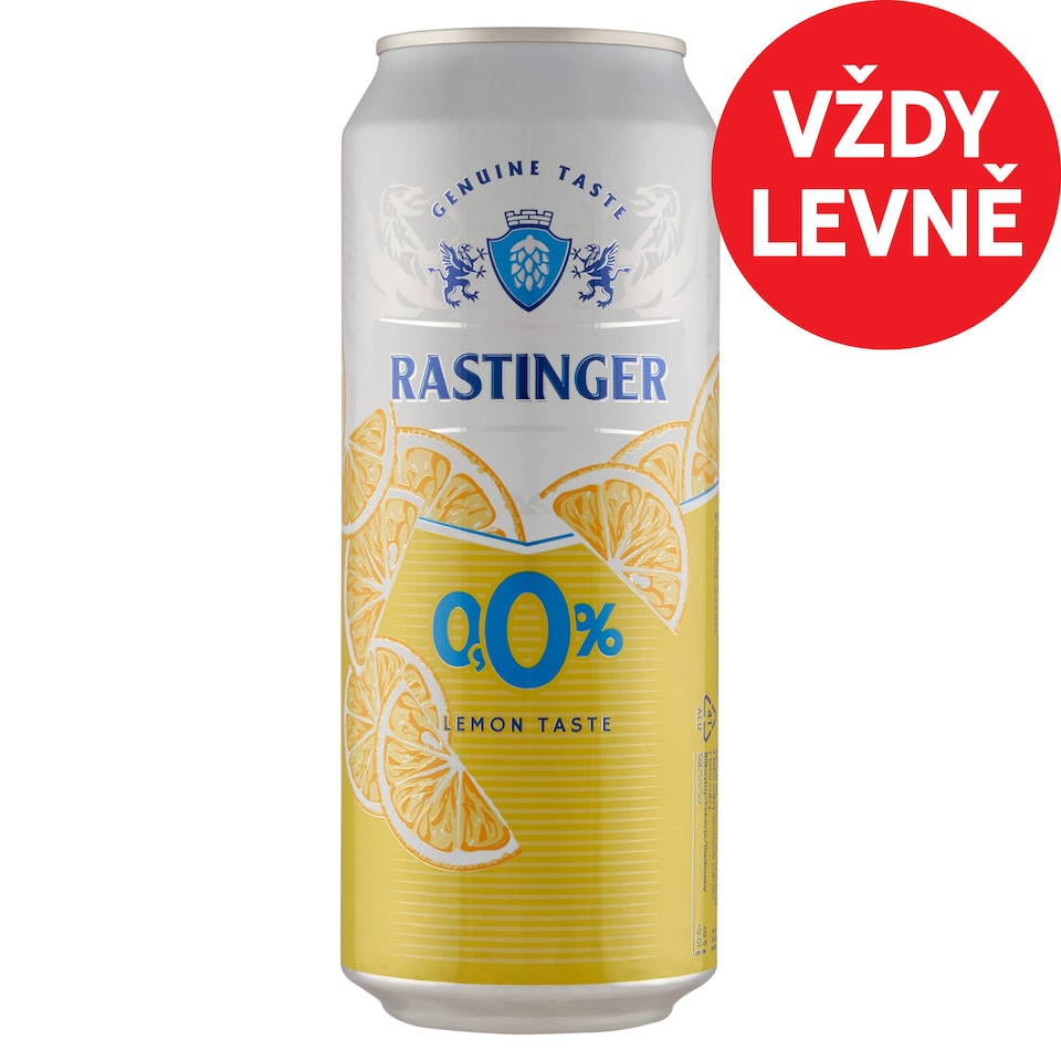 Rastinger Lemon Taste Mixed Drink Made From Non-Alcoholic Beer 500ml