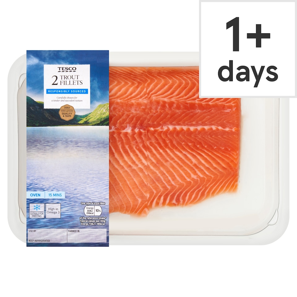 Tesco Trout Fillet 240G