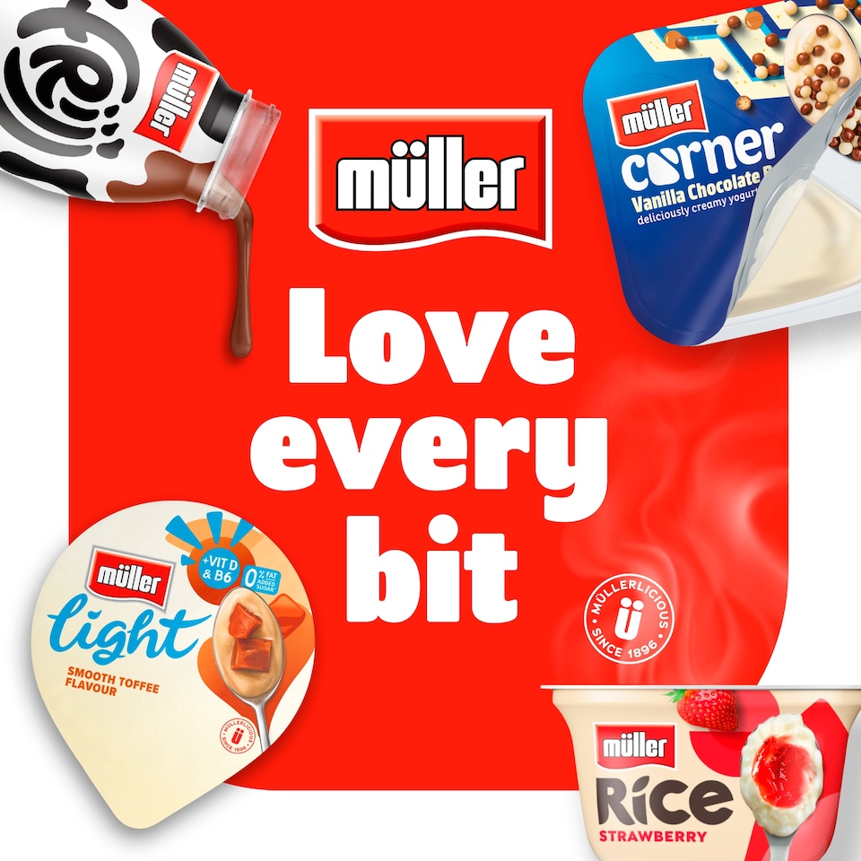 image 1 of Muller Light Greek Style Lemon Yogurt 4X115g