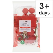 Tesco Cherry Tomatoes On The Vine 300G