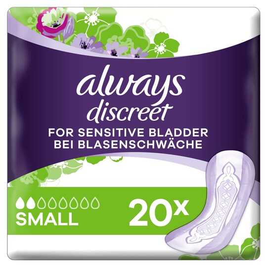 Always Discreet Small Incontinence Pads 20 Pack Tesco Groceries