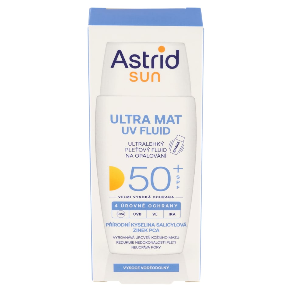 obrázok 1 z Astrid Sun Ultraľahký pleťový fluid na opaľovanie SPF 50+ 40 ml