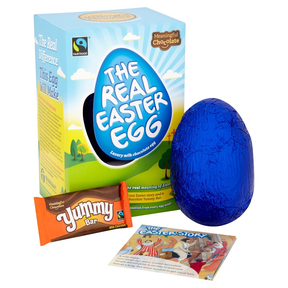 image 1 of The Meaningful Chocolate Co Real Easter Egg 150G