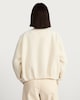 image 3 of The F&F Edit Textured Zip Through Bomber Jacket in Cream