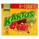 image 1 of Kaktus Pop Raspberry-Blueberry Flavour Water Ice Cream with Chewing Gum Flavour Green Coating 405 ml