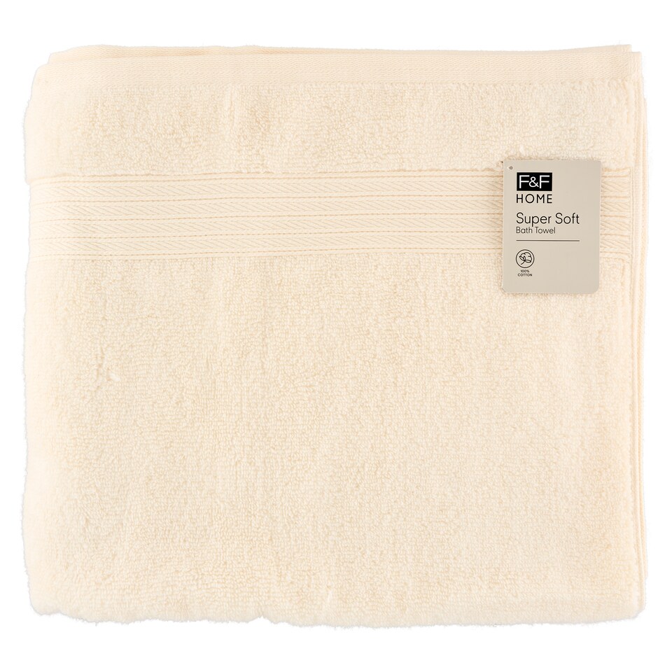F&F Home Cream Super Soft osuška 70 x 127 cm