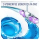 image 4 of Domestos Power 5 Rim Block Lavender 2 X 55G