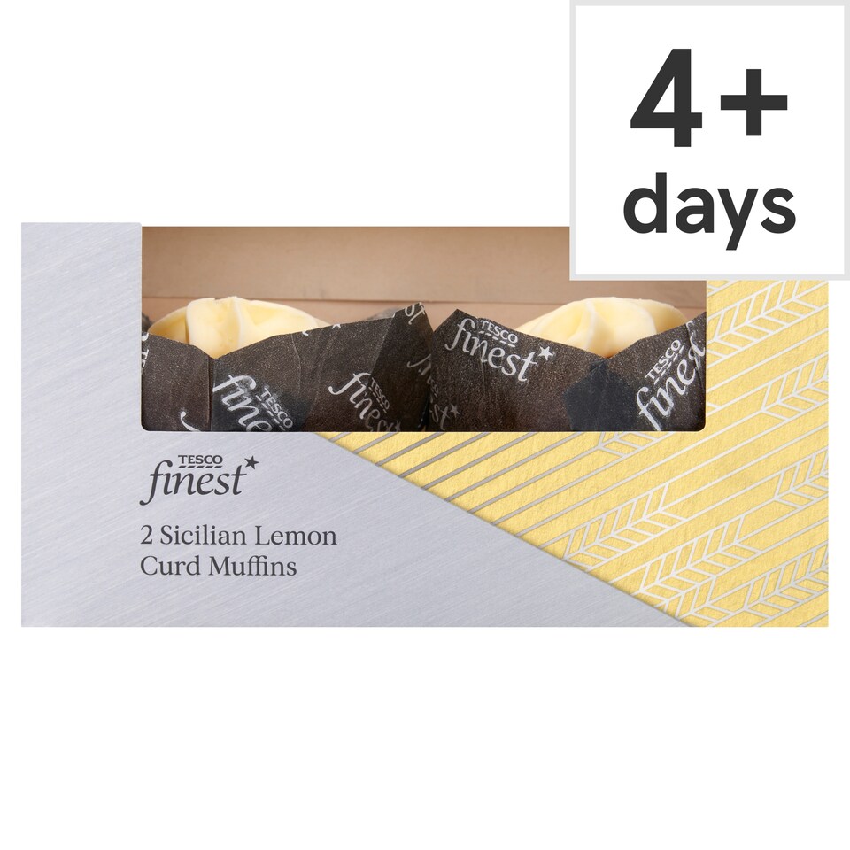Tesco Finest Sicilian Lemon Curd Muffins 2 Pack