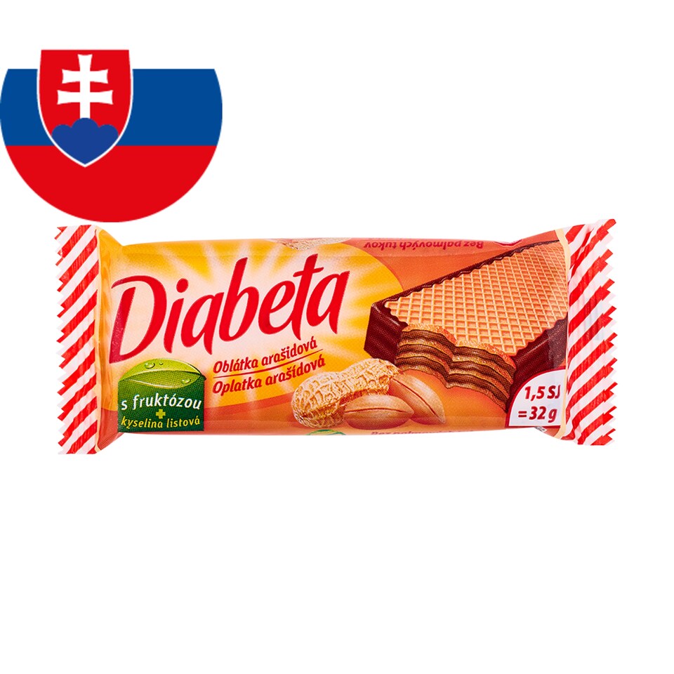 DIABETA oblátka s arašidovu náplňou