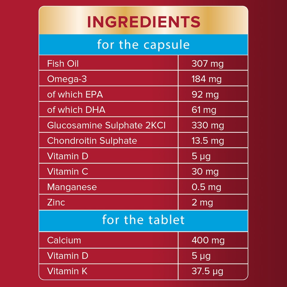 image 1 of Seven Seas JointCare Calcium 30 Capsules & 30 Tablets