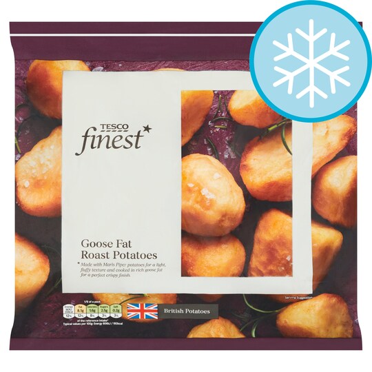 Tesco Finest Goose Fat Roast Potatoes 800G Tesco Groceries