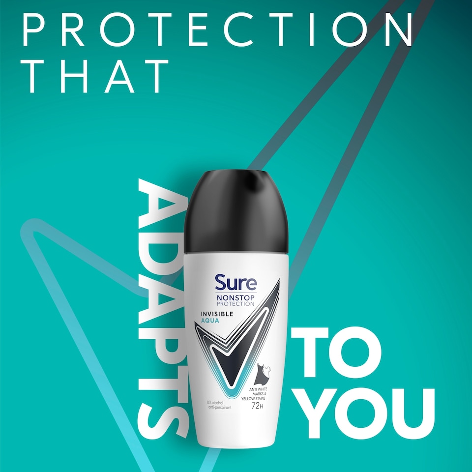 image 1 of Sure Invisible Aqua 72H Roll On A/Pspirnt 50Ml