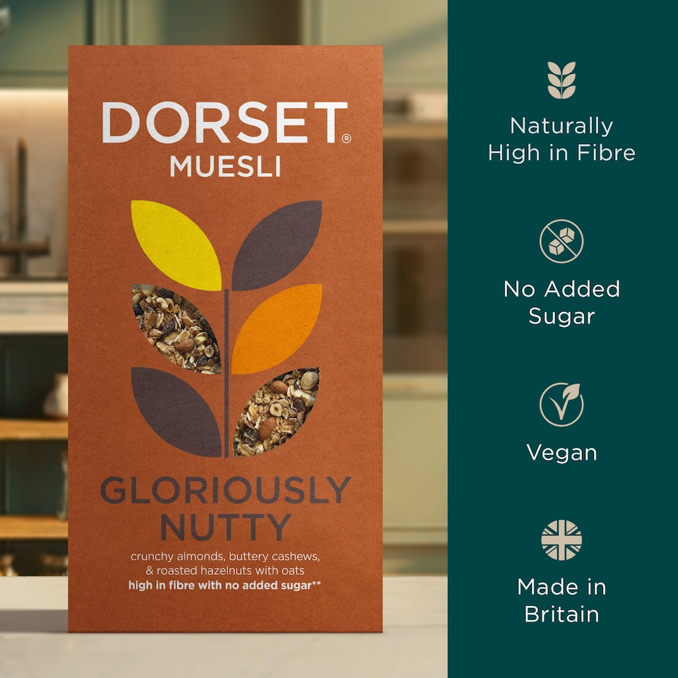 image 1 of Dorset Gloriously Nutty No Added Sugar Muesli 500g
