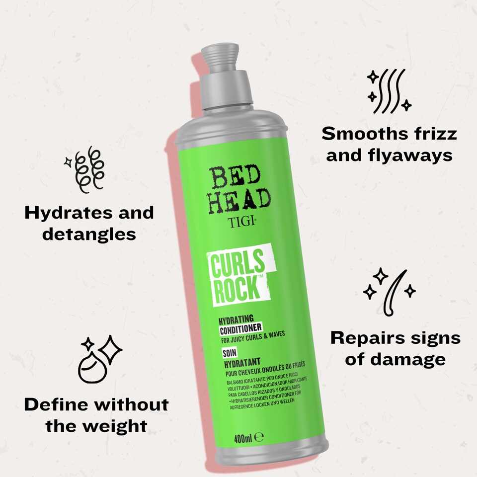 image 1 of Bed Head by TIGI Curls Rock Conditioner 400ml