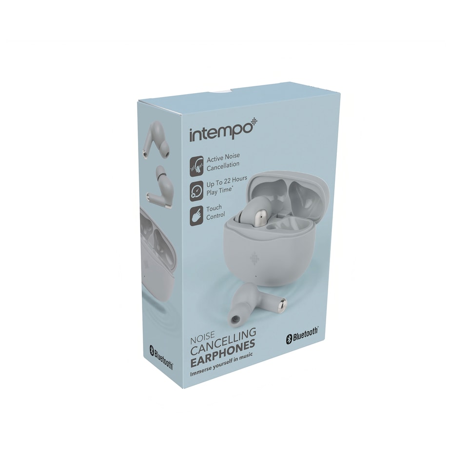 image 1 of Intempo Grey Noise Cancelling Earphones