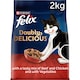 image 1 of Felix Dry Doubly Delicious Beef, Chicken & Vegetables Cat Food 2kg