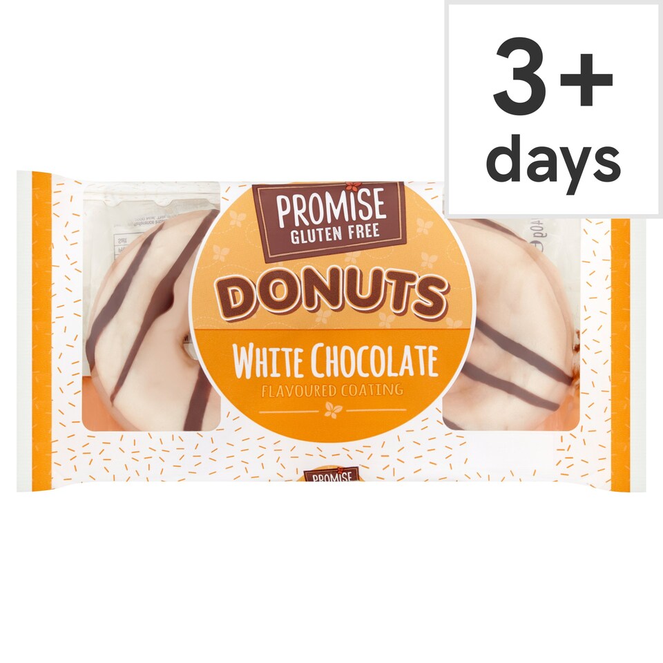Promise Gluten Free Donut White Chocolate Flavoured 140G Tesco Groceries