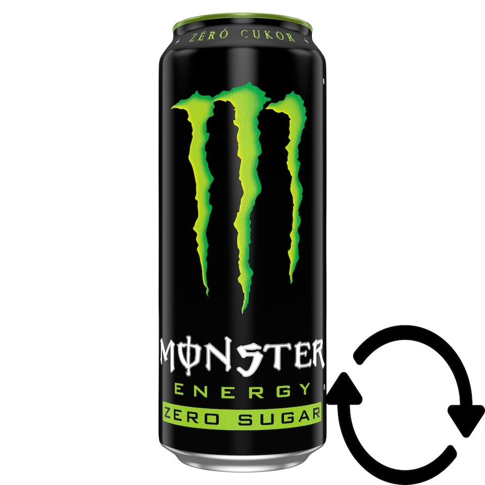 Monster Energy Zero Sugar Carbonated Drink with Caffeine and Sweeteners 500 ml
