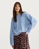 image 2 of F&F Speckled Knit Jumper with Wool in Blue