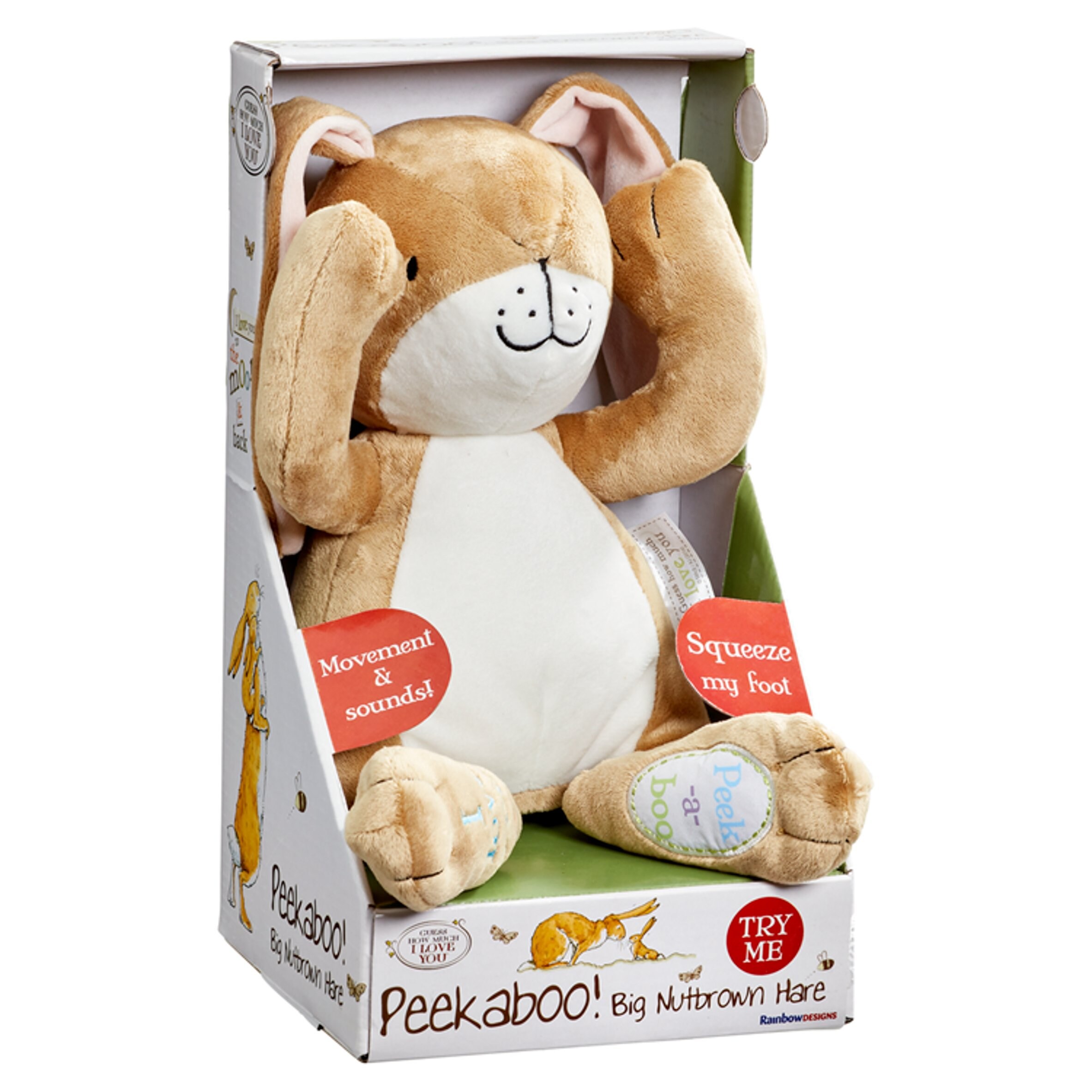 large nutbrown hare plush