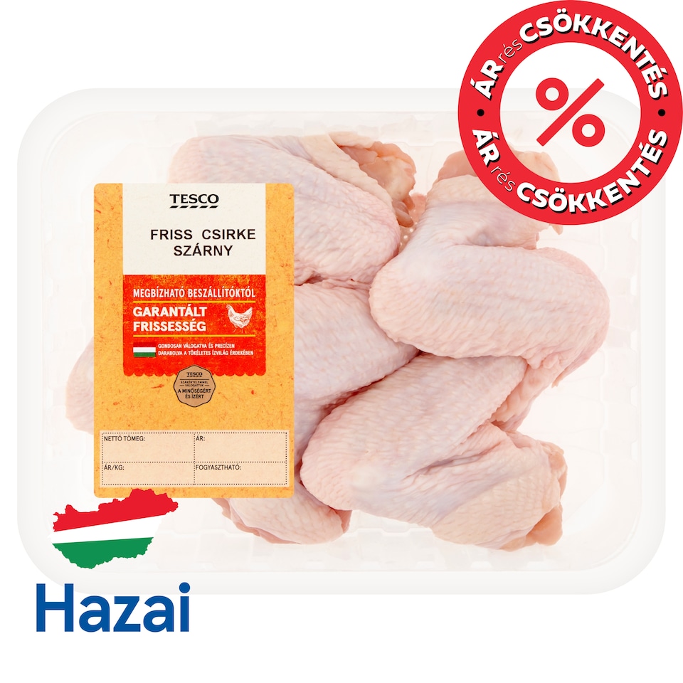 Tesco friss csirke szárny 600 g