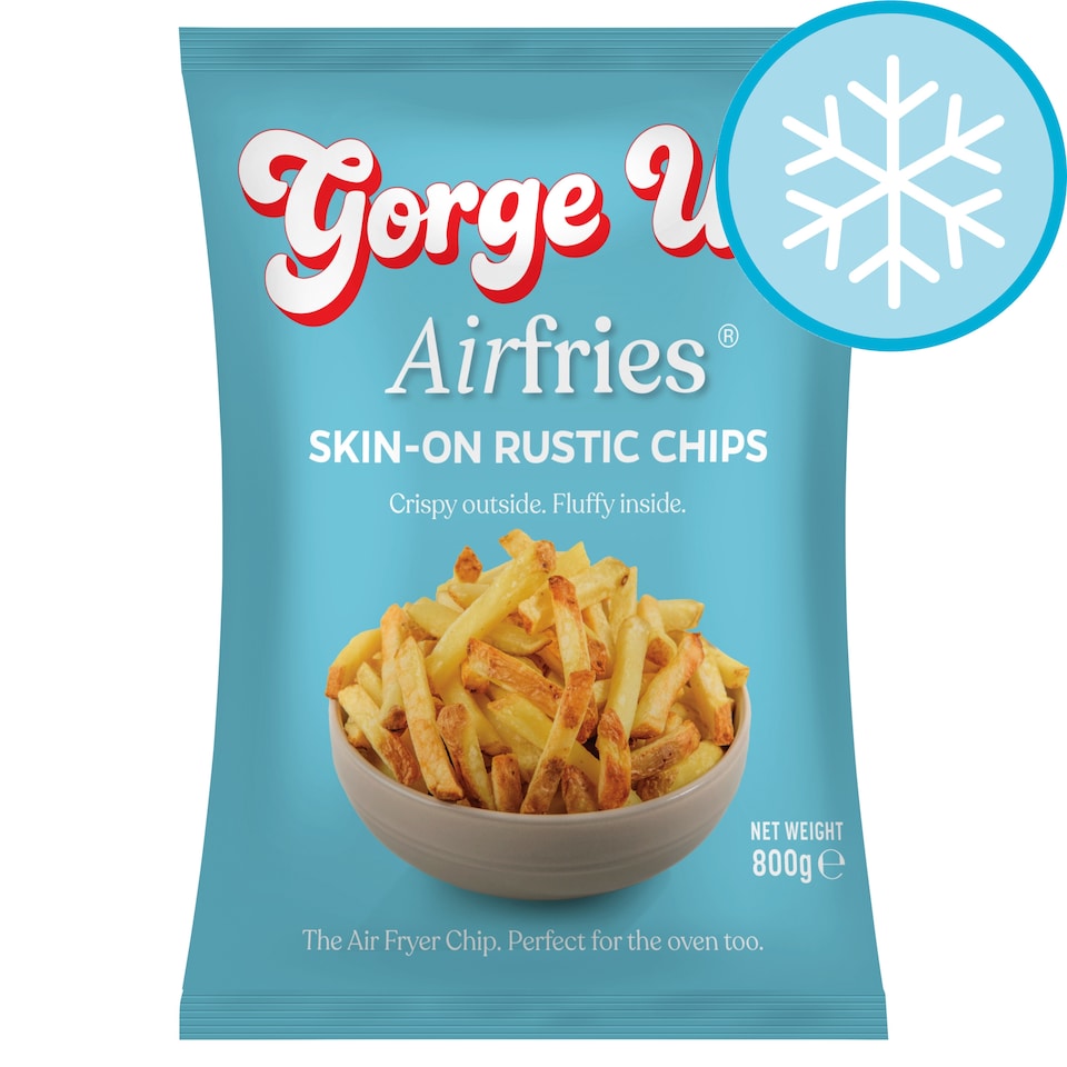 Gorge Us  Airfries Skin on Rustic Chips 800g