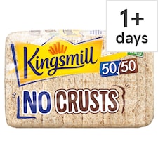 Kingsmill 50/50 No Crusts Bread Loaf 400g