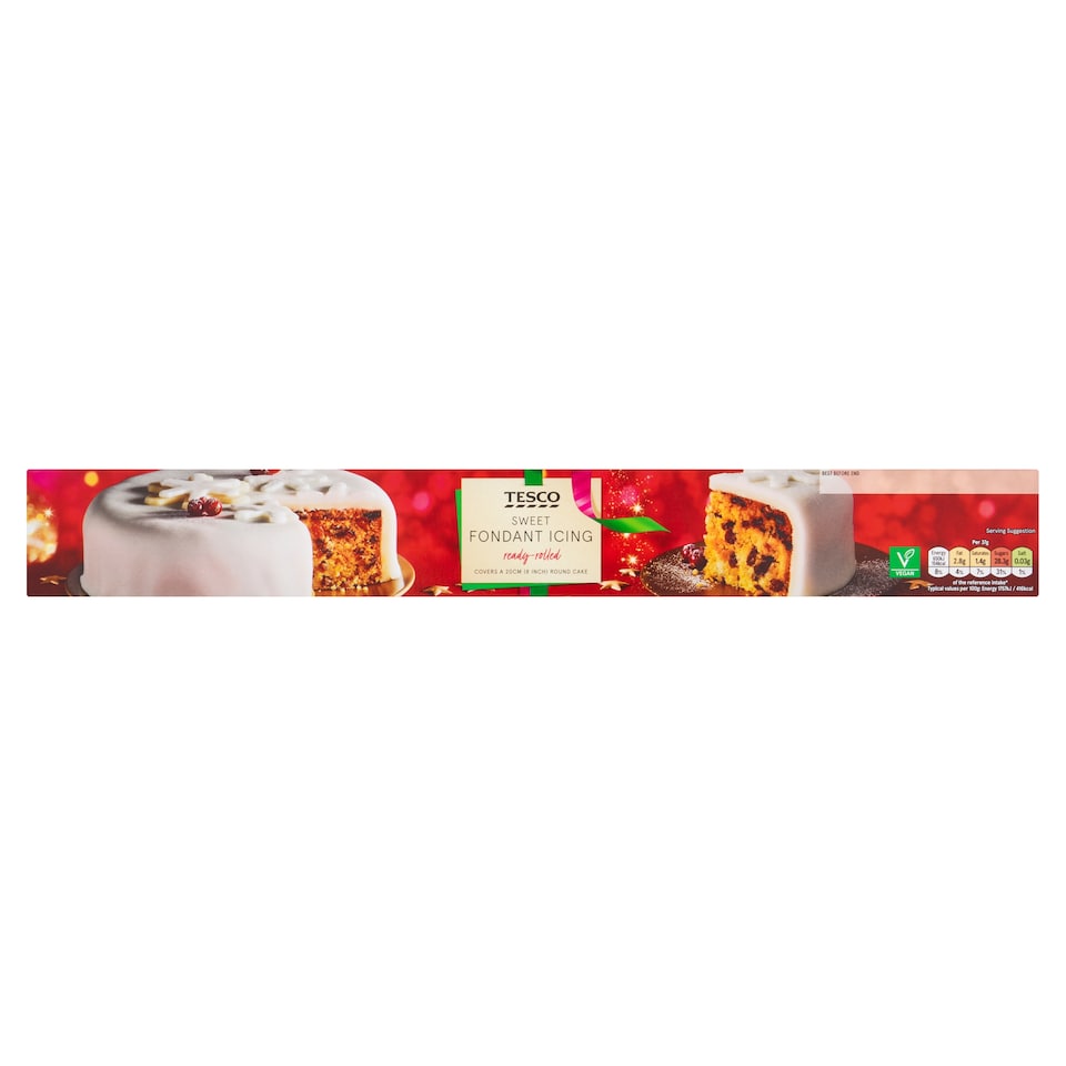 Tesco Fondant Ready Rolled Icing 450G