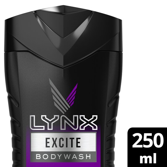 Lynx Excite Body Wash 250Ml Tesco Groceries
