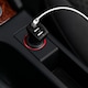 image 4 of Juice 37watt 3 Port USB Type C Fast Car Charge Black