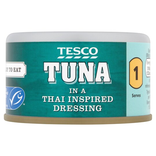 Tesco Tuna In Thai Dressing 80G Tesco Groceries