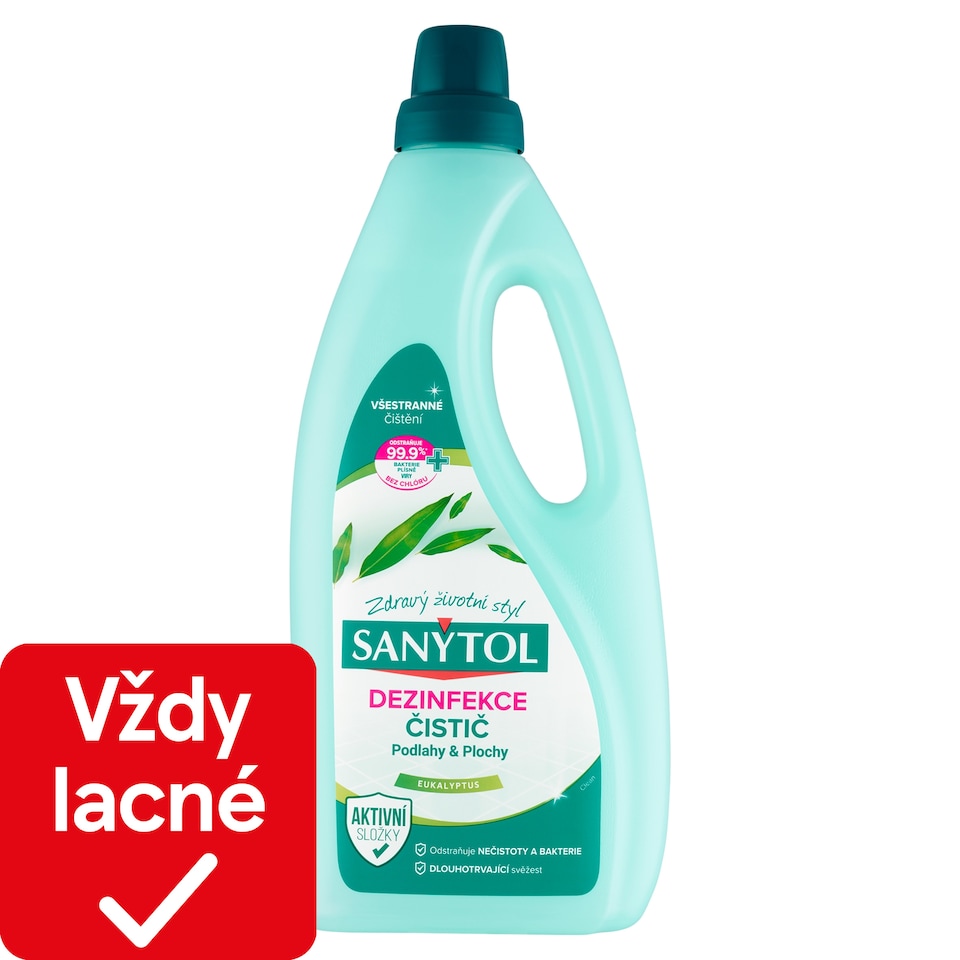 obrázok 1 z Sanytol Dezinfekcia čistič podlahy a plochy eukalyptus clean 1 l