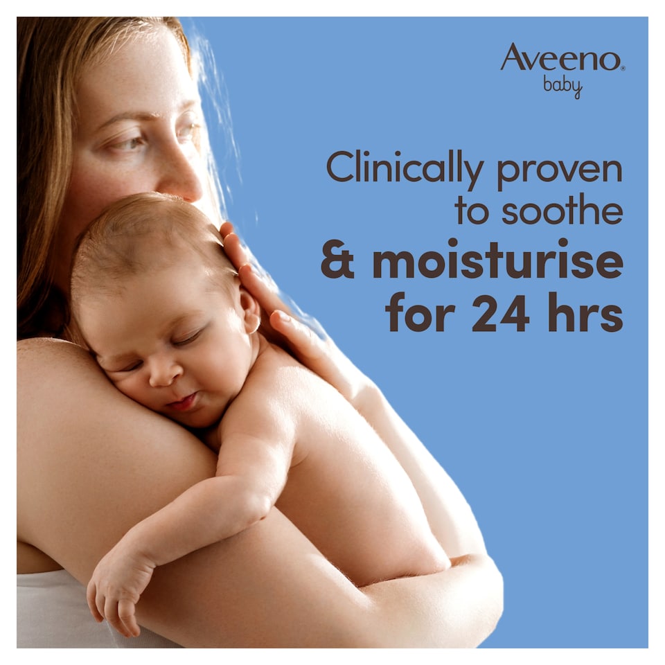 image 1 of Aveeno Baby Soothing Relief Emollient Cream Baby Lotion Dry Skin 150ml