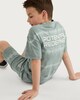 image 4 of F&F Boys Slogan Tie Dye T-Shirt and Shorts Set in Mint