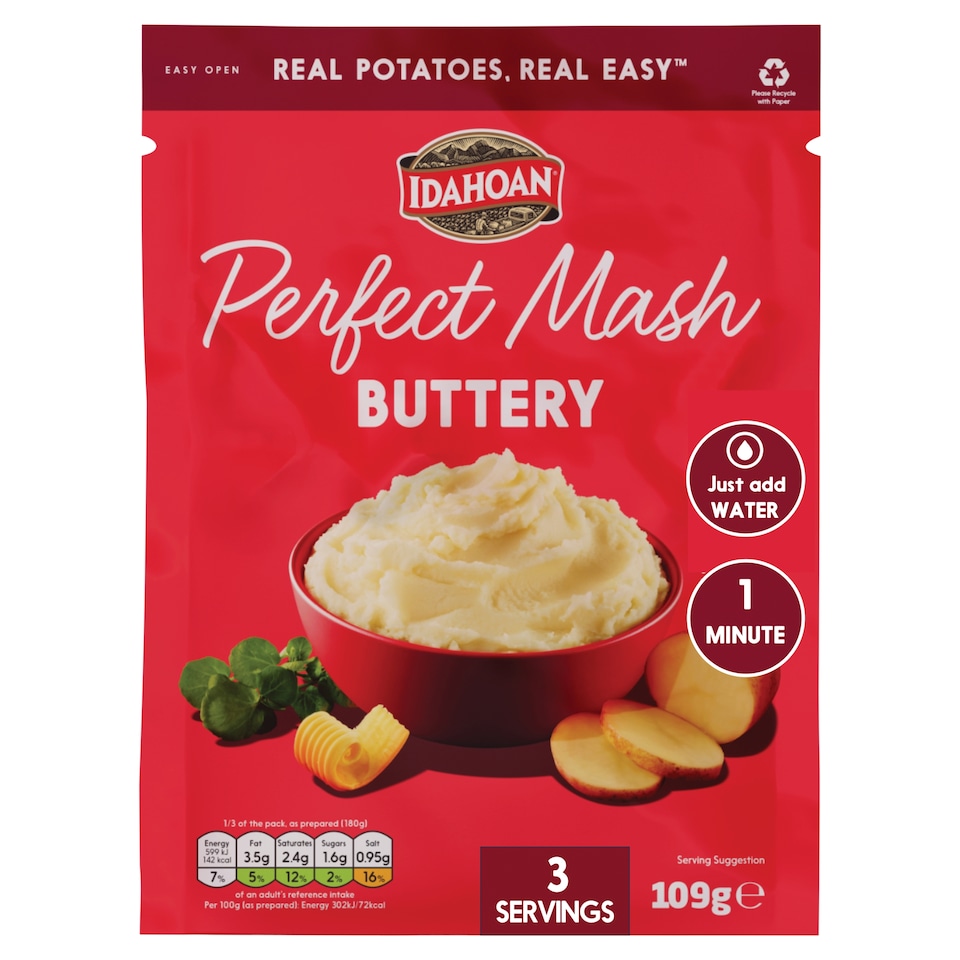 image 1 of Idahoan Perfect Mash Buttery 109g