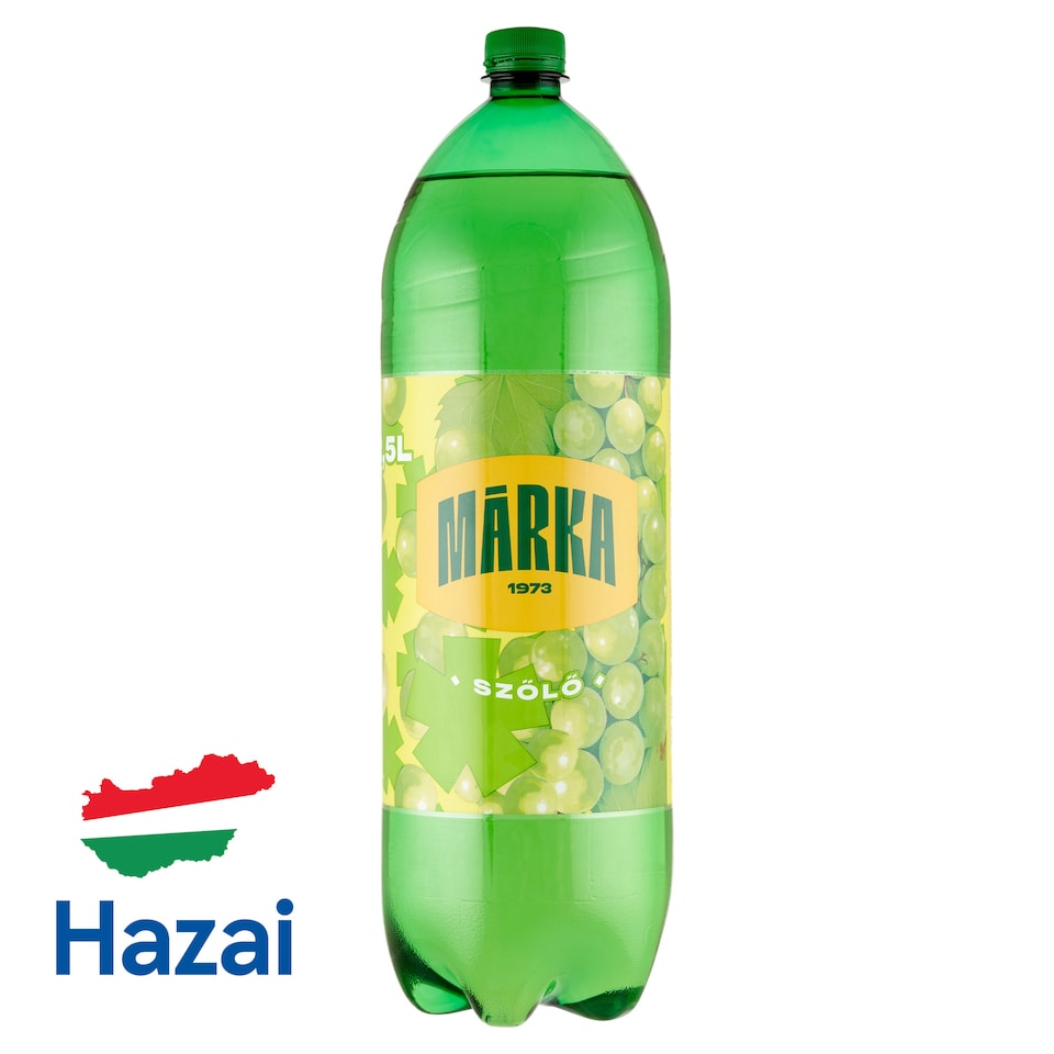 Márka szőlő szénsavas üdítőital cukorral és édesítőszerekkel 2,5 l  1. kép
