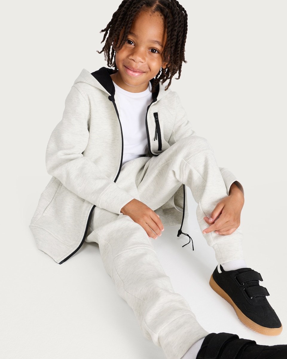 image 1 of 9 Peaks Cotton Rich Zip Up Hoodie in Grey