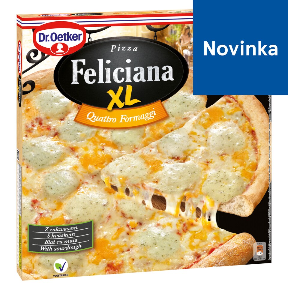 Dr. Oetker Feliciana Pizza Quattro Formaggi XL 445 g