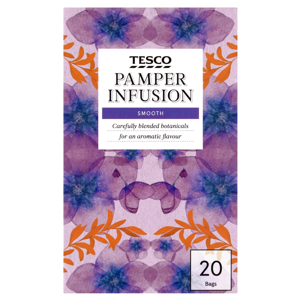 Tesco Pamper Infusion 20 Tea Bags 40G
